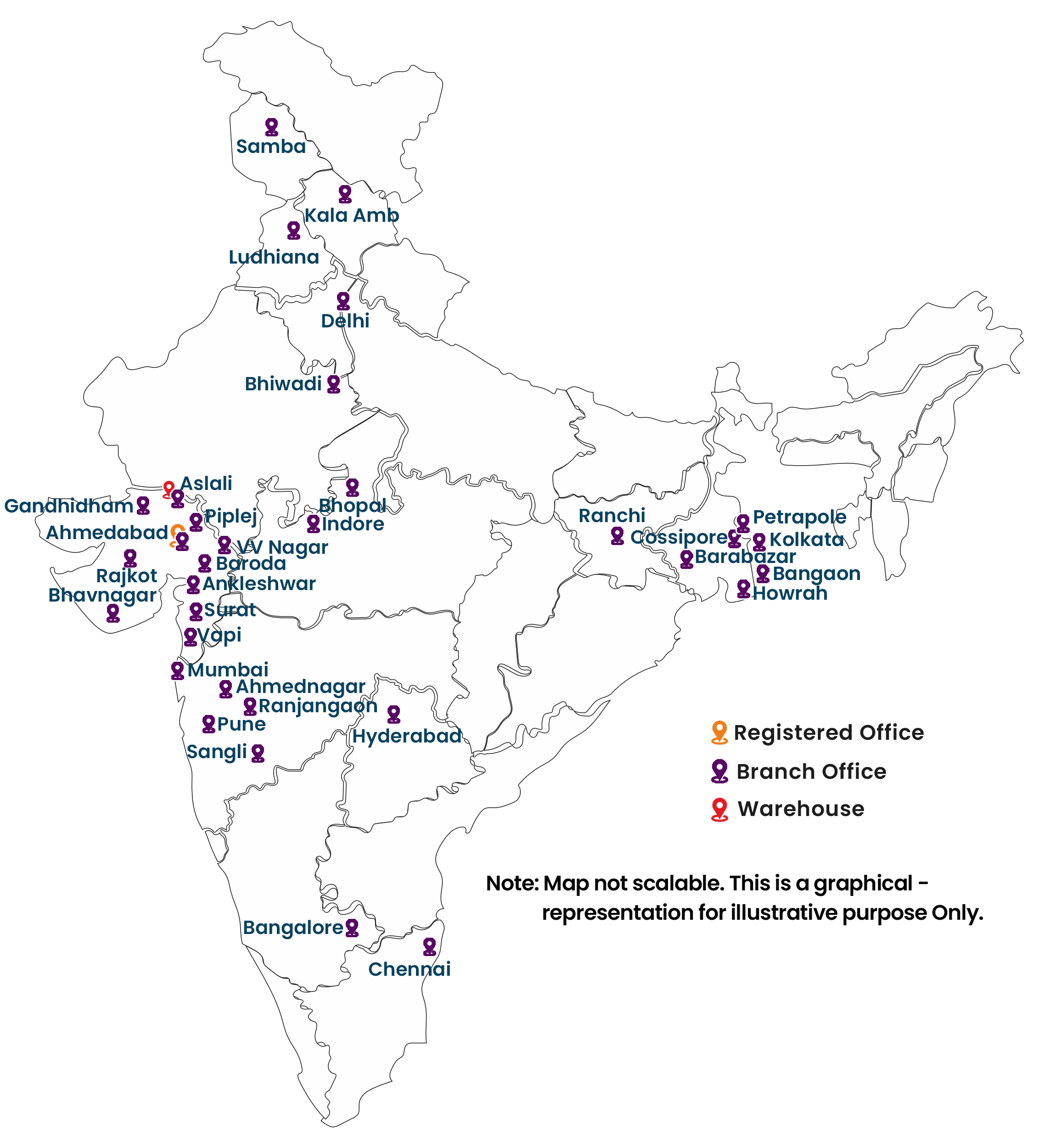 Geographic Footprint Map